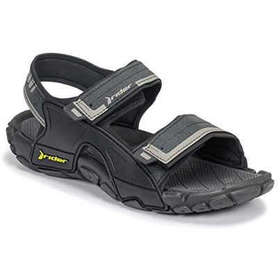 Rider Tender X Sandalias Romana Planas de Hombre Negro (44)
