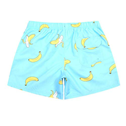 JAS Bañador Hombres Plátano Imprimir Los Troncos de Nadada Fresca Del Verano Rápida Playa Seca Junta Pantalones Cortos (L),L en oferta