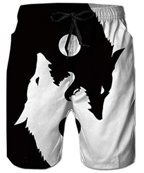ALISISTER Bañadores Hombre Personalizado 3D Wolf Diseño Secado Rápido Pantalones Cortos Verano Surf Playa Swim Shorts XL precio