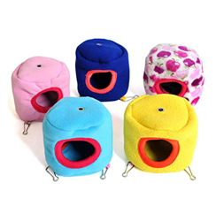 Gually 1 Pieza de Color al Azar pequeño Nido de Mascota pequeña Cesta Caliente casa Bolsa de Felpa Nest en oferta