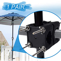 Deyard Soporte para Sombrilla para Balcón, Soporte para Sombrilla de Balcón Sólido para Sombrillas Soporte para Ahorrar Espacio Perilla de Ajuste Ajus precio