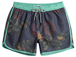 MaaMgic Bañador Hombre de Natación Secado Rápido Interior de Malla Pantalones Cortos d'Aire Vintage 80s 90s características