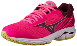 Mizuno Women Wave Rider 22 Neutral Running Shoe Running Shoes Pink - Blue 4,5 características