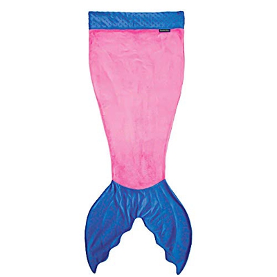 STONCEL Double-Lined Fleece Blanket with Mermaid Tail Carsebnd , Comfortable Sofa Bed, Sleeping Bag, Give Children Christmas, Birthday Gifts For Bed,