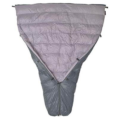 Paria Outdoor Products Saco para Dormir Thermodown, 15 Grados - Clima frío Ultraligero, Colcha de 3 Estaciones campamentos, montaña, mochileros y hama