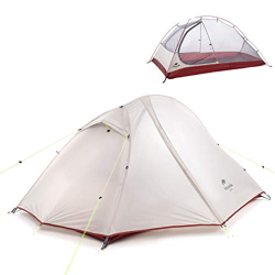 NH Actualizado Versión 2 Persona Tienda de Trekking, Tienda de Campaña Impermeable Al Aire Libre Tienda de Doble Capa Silicona 20D para Senderismo Via en oferta