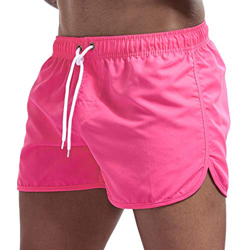 JURTEE Hombre Pantalones Cortos de Playa Secado Rápido Bañador Estampado Beach Shorts Sólido de Color Surf Cintura Elástica Deportivos Corriendo Traje en oferta