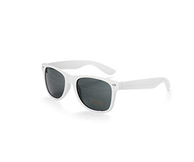 Blanco Drifter Style Gafas De Sol UV400 Proteccion Unisexo