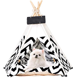 SOOTOP Tienda para Mascotas Casa para Mascotas Tipi para Mascotas con Cojín Casa para Perros Casa para Gatos Tienda para Mascotas Suministros para Mas precio