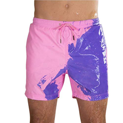 Manooby Bañador de Pantalones Cortos de Verano para Hombre Que Cambia de Color Calzoncillos Masculinos de Baño de Playa características
