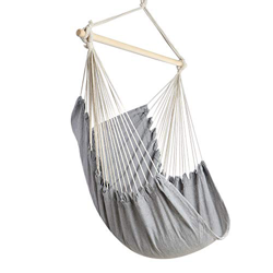 Chihee Silla de la Hamaca Hamaca Grande de relajación Que cuelga, Silla de Tela del algodón para Mayor Comodidad y Durabilidad Interior/al Aire Libre  precio
