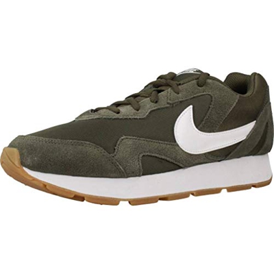 Nike Delfine, Zapatillas de Trail Running para Hombre, Verde (Cargo Khaki/White/Gum Light Brown 300), 41 EU