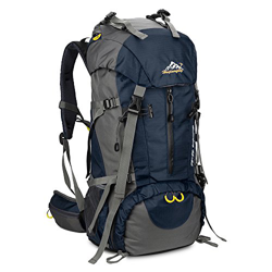 SKYSPER 50L Mochilas de Senderismo al Aire Libre Mochila de Senderismo Macutos Impermeable Ergonómica para Viajes Excursiones Acampadas Trekking características