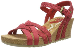 Panama Jack Vera Snake, Sandalia con Pulsera para Mujer, Rojo (Rojo B5), 39 EU características