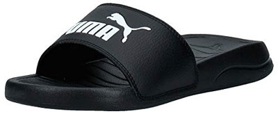 PUMA Popcat 20, Sandalias deslizantes Unisex Adulto, Negro Black White, 39 EU