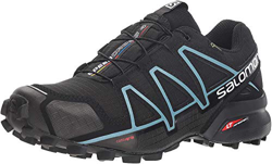 Salomon Speedcross 4 GTX W, Zapatillas de Trail Running para Mujer, Negro (Black/Black/Metallic Bubble Blue), 42 EU características