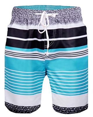 iClosam Hombre Pantalones Cortos Playa Poliéster de Bañador de Secado rápido de Verano para Hombres Deporte Ligero Moda con cordón Ajustable
