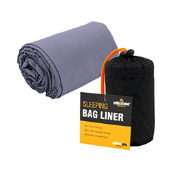 Sábana de Verano para Saco de Dormir Milestone Camping - Negra en oferta
