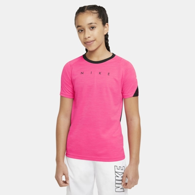 Nike Dri-FIT Academy Camiseta de fútbol de manga corta con estampado - Niño/a - Rosa