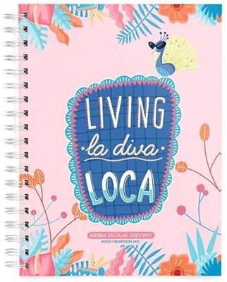 Miquelrius Agenda escolar 2020-2021 Miss Borderlike Diva loca