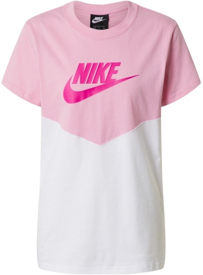 Nike Sportswear Heritage T-Shirt (BQ9555) pink rise/white/fire pink