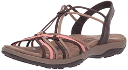 Skechers Reggae Slim-Slip Spliced, Sandalias de Talón Abierto para Mujer, Gris (Charcoal Mint Chmt), 39 EU características