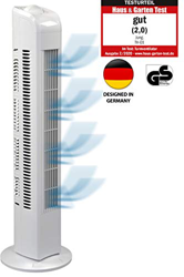 JUNG TF01 - Ventilador de torre (76 cm, 0,05 kW/h, 3 niveles, oscilante 75°, giratorio), color blanco precio