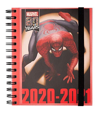 Grupo Erik - Agenda escolar 2020/2021 Semana vista Marvel, 11 meses (15,5x19 cm) (ASV2008)