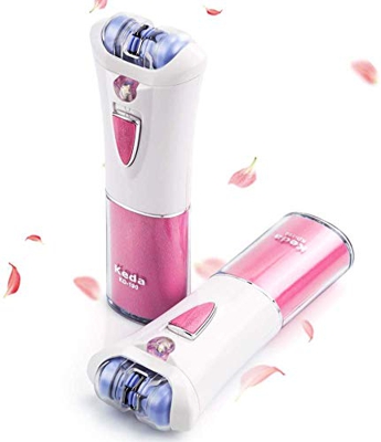 Depiladora, Depiladora Electrica con Luz, Depiladora Facial y Depilación Corporal, Recortadora de Bikini Inalámbrico