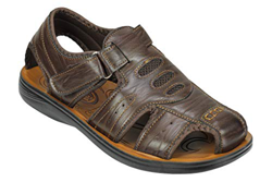 Cuero de los Hombres Cruz Deportes de la Correa Sandalias Cerrado del Dedo del pie de Playa del Verano del Gladiador Zapatos[SANDAL-A3-6-COFFEE-45,caf características