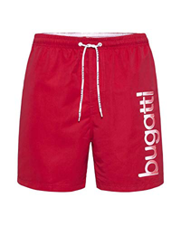 Bugatti® - Bañador para hombre en color azul marino, turquesa o negro Rojo (Tomato Red) XXL en oferta