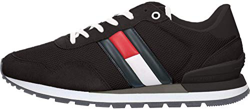 Tommy Hilfiger Causal Tommy Jeans Sneaker, Zapatillas para Hombre, Negro (Black Bds), 43 EU precio
