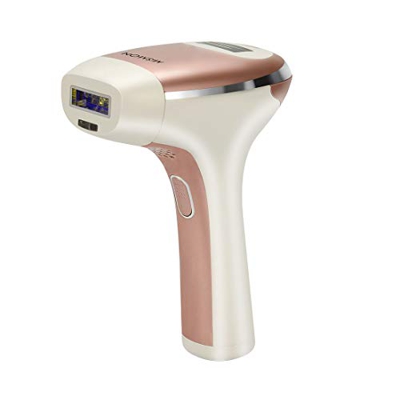 MiSMON Dispositivo de eliminación de vello IPL para cuerpo, rostro y bikini, uso doméstico, sistema de depilación láser profesional, 300,000 destellos