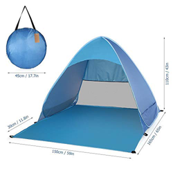 Zoo-yil XIBAN-Tienda de campaña Automático inmediato Surge la Playa al Aire Libre Tienda de campaña Ligera UV Protección Pesca Que acampa de Abrigo de características