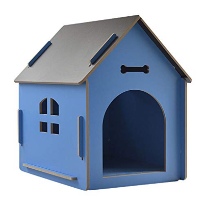 thematys Perrera de Madera para Perros I Casa para Perros para Uso Interior y Exterior I Lugar para Dormir a Las Mascotas I Resistente a la Intemperie