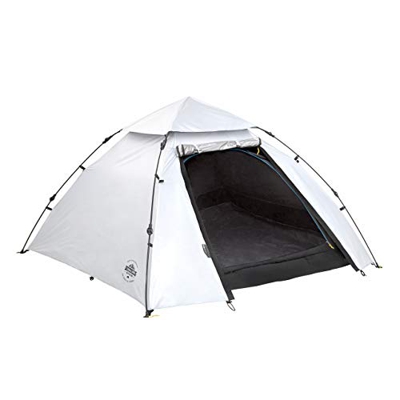 Lumaland Tienda de campaña Abovedada Light Pop Up Ligera para 3 Personas Camping Acampada Festival 215 x 195 x 120 cm Cool Reflective
