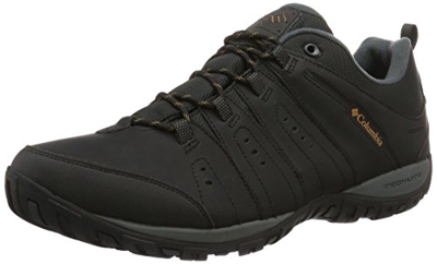Columbia Peakfreak Nomad Zapatos impermeables para hombre , Gris(Graphite, Acid Green), 42.5 EU