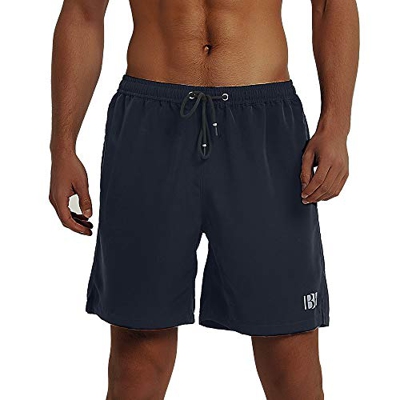 BALCONY & FALCON - Bañador para hombre, de secado rápido, transpirable, impermeable, para natación, surf, correr, gimnasio, entrenamiento, pantalones 