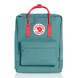 Fjällräven Kånken - Mochila, Unisex, Verde (Frost Green-Peach Pink), 38 x 27 x 13 cm en oferta