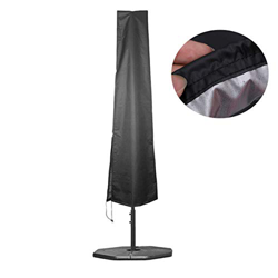 Yardwe Cubierta para Sombrilla de Jardín Funda sombrilla Impermeable Cubierta de Paraguas de sombrilla Exterior (Negro) precio
