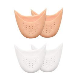 LIOOBO 2 Pares de Almohadillas Protectoras de Puntera de Gel de sílice duraderas y cómodas Almohadillas Protectoras de Punta de Ballet de Punta Suave  en oferta