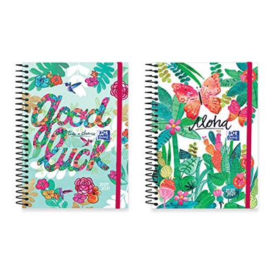 Agenda Escolar 2020/2021 Oxford. Semana vista. Colección Jungle. Surtido.
