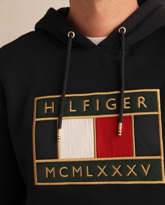 Tommy Hilfiger - Sudadera Icon De Hombre Azul Con Capucha