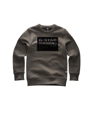 G-Star Raw - Sudadera De Niño Kaki Con Logo