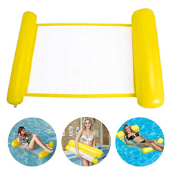 Hamaca de Agua, Tumbona Flotante Hamaca 4 en 1 Piscinas De Verano Al Aire Libre Inflable del Flotador Hamaca Cama Plegable para Sillas De Agua Flotant en oferta