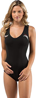 Cressi DEA Swimming Neoprene Wetsuit 1mm Bañador Neopreno 1mm, Mujer, Negro, S/2