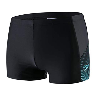 Speedo Dive Bañador, Hombre, Boom Blk/Aqua Splash/Oxid, Size: 40