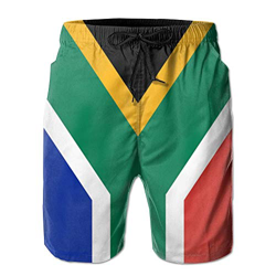 Men's Board Shorts Flag of South Africa Swimming Trunks Sport Pants en oferta