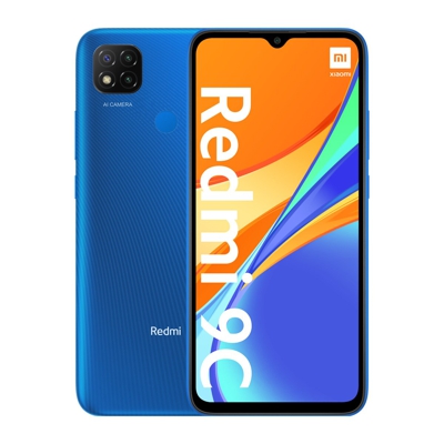 XIAOMI - Redmi 9C 3 GB + 64 GB Twilight Blue Móvil Libre