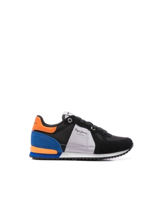 Pepe Jeans - Zapatillas Deportivas De Niño De Color Negro Con Cordones